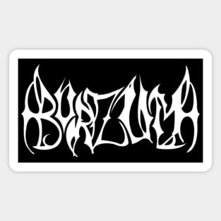 Burzum Logo | Black Metal Magnet